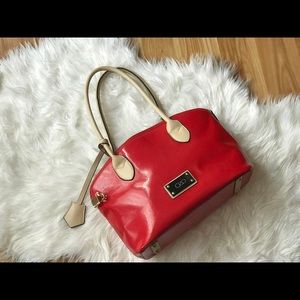 Ciao! elegant red bag that will match everything